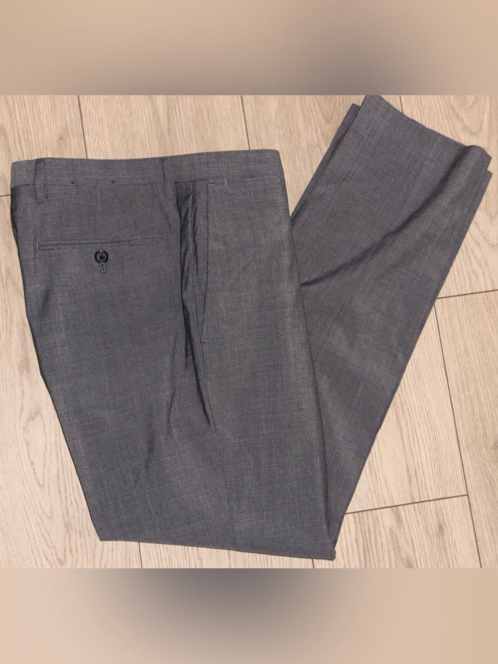 Banana Republic Tollegno 1900 Italy Mill Mens 31x30 Nailhead Slim Fit Wool Pants